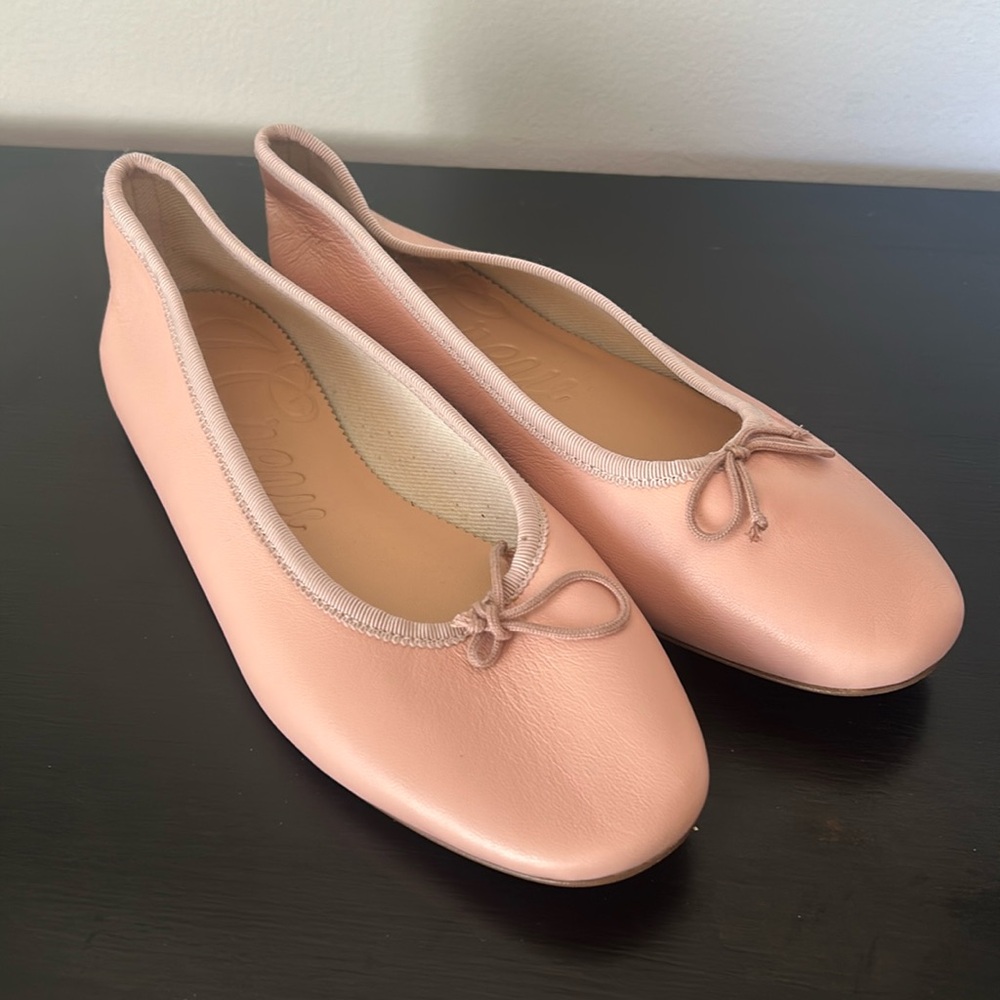 J. Crew blush ballet flats